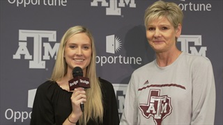 Laurie Corbelli sizes up next leg of Aggies' ongoing run