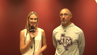 Aggie Volleyball's John Corbelli talks momentum, upcoming home stand