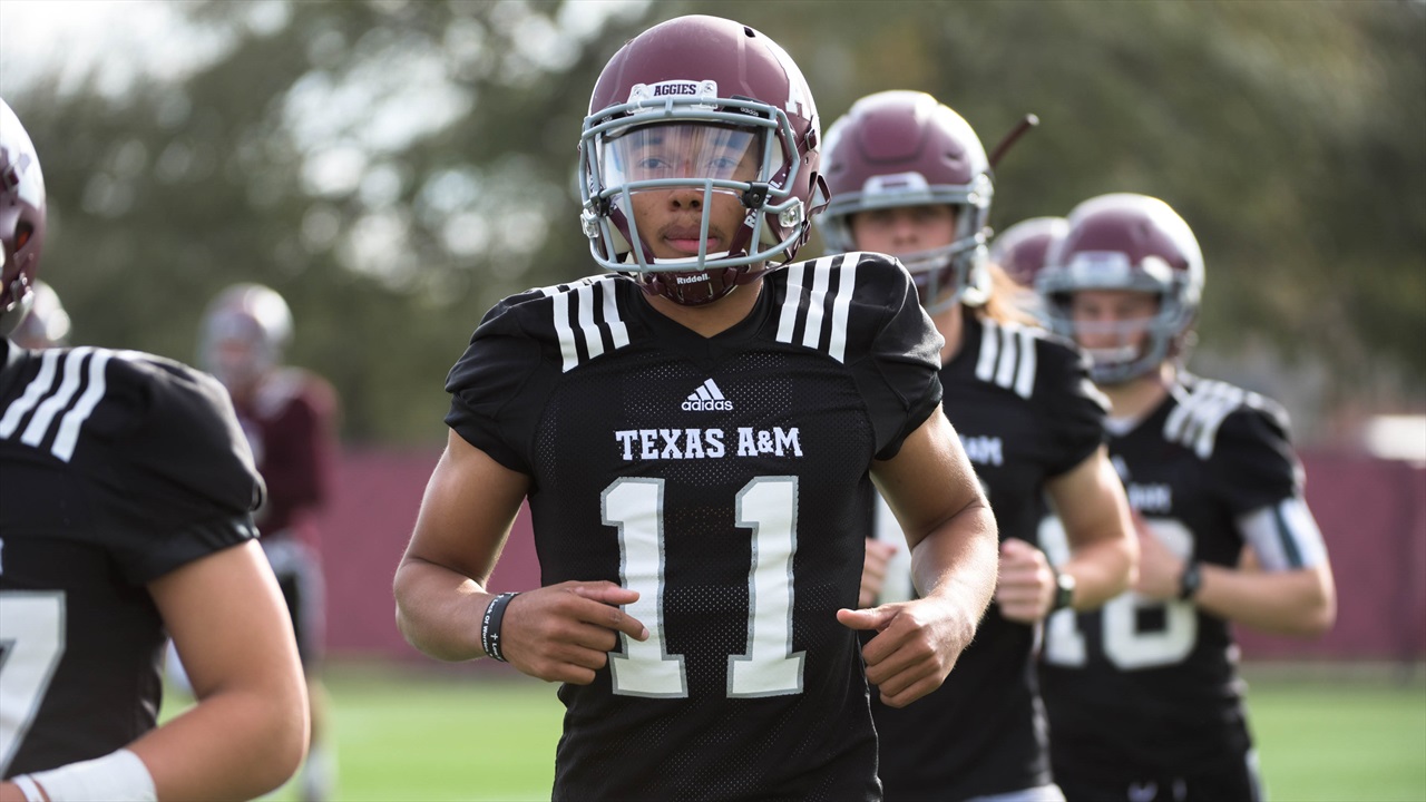 Football Photo Gallery Day 2 of Texas A&M's spring practices TexAgs
