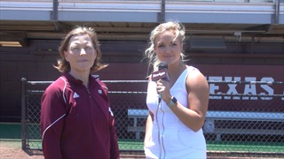A&M Softball's Jo Evans, Lexi Smith on expectations, prepping for UT