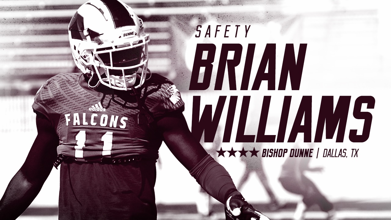 2019 Bishop Dunne safety Brian Williams makes pledge to Texas A&M | TexAgs