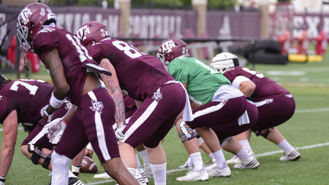 Football Photo Gallery Day 8 of Texas A&M's spring practices TexAgs