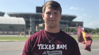 Official visit excites OL signee Blake Trainor about his future in Aggieland
