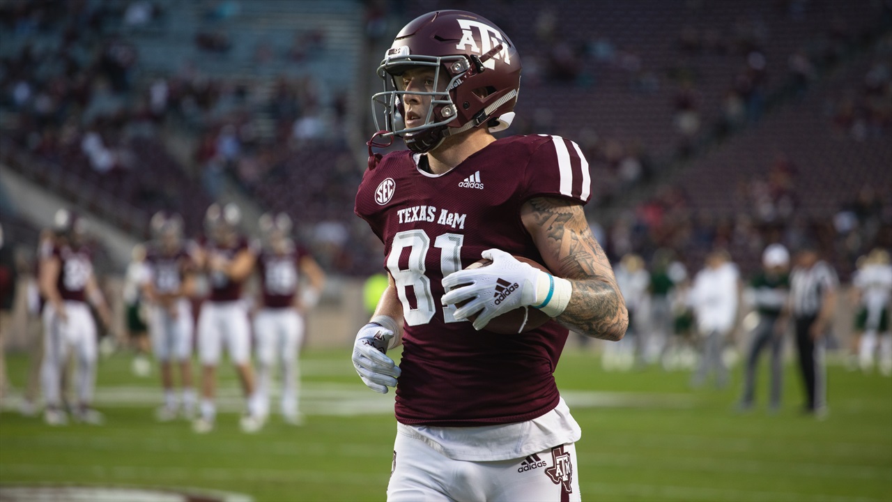 All-American Texas A&M tight end Jace Sternberger headed to the NFL