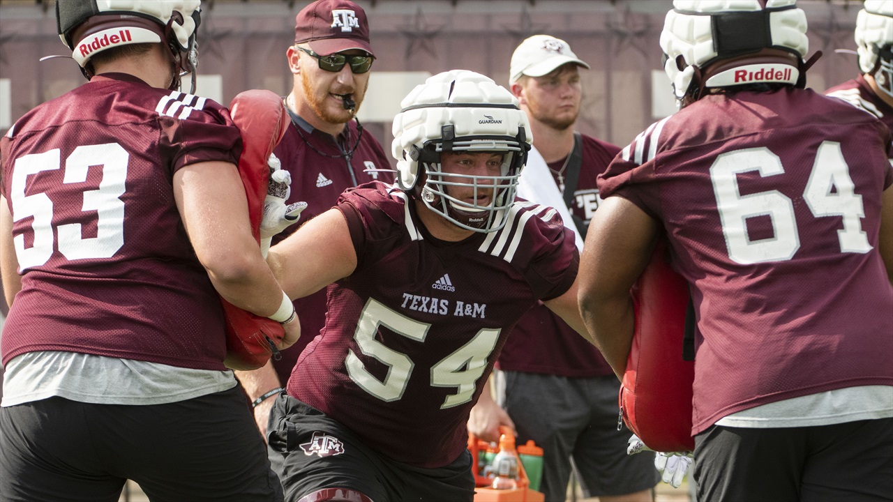 Photo Gallery Day 2 of Fall Camp TexAgs