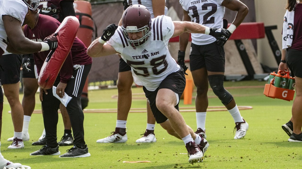 Senior linebacker Braden White will continue as A&M's 12th Man