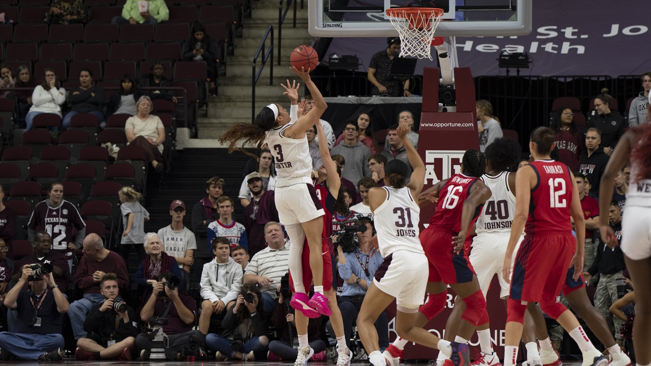 Game Highlights Usa Basketball 93 No 6 Texas A M 63 Texags