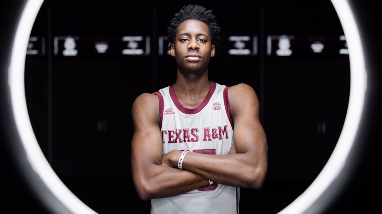 Five-star 2021 guard Manny Obaseki commits to Texas A&amp;M Basketball | TexAgs