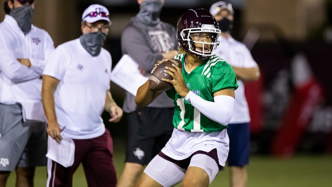 Photo Gallery Practice 1 of Texas A&M's 2020 Fall Camp TexAgs