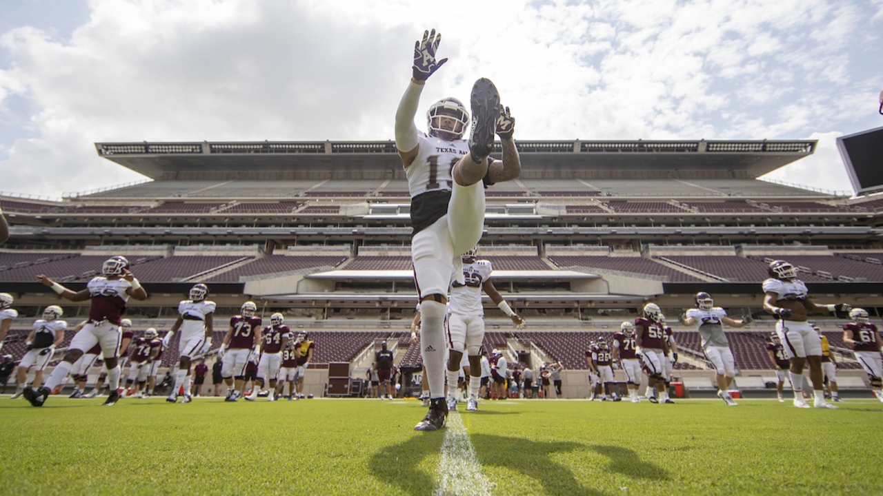 Photo Gallery Texas Aandms Saturday Scrimmage During Fall Camp Texags 3800