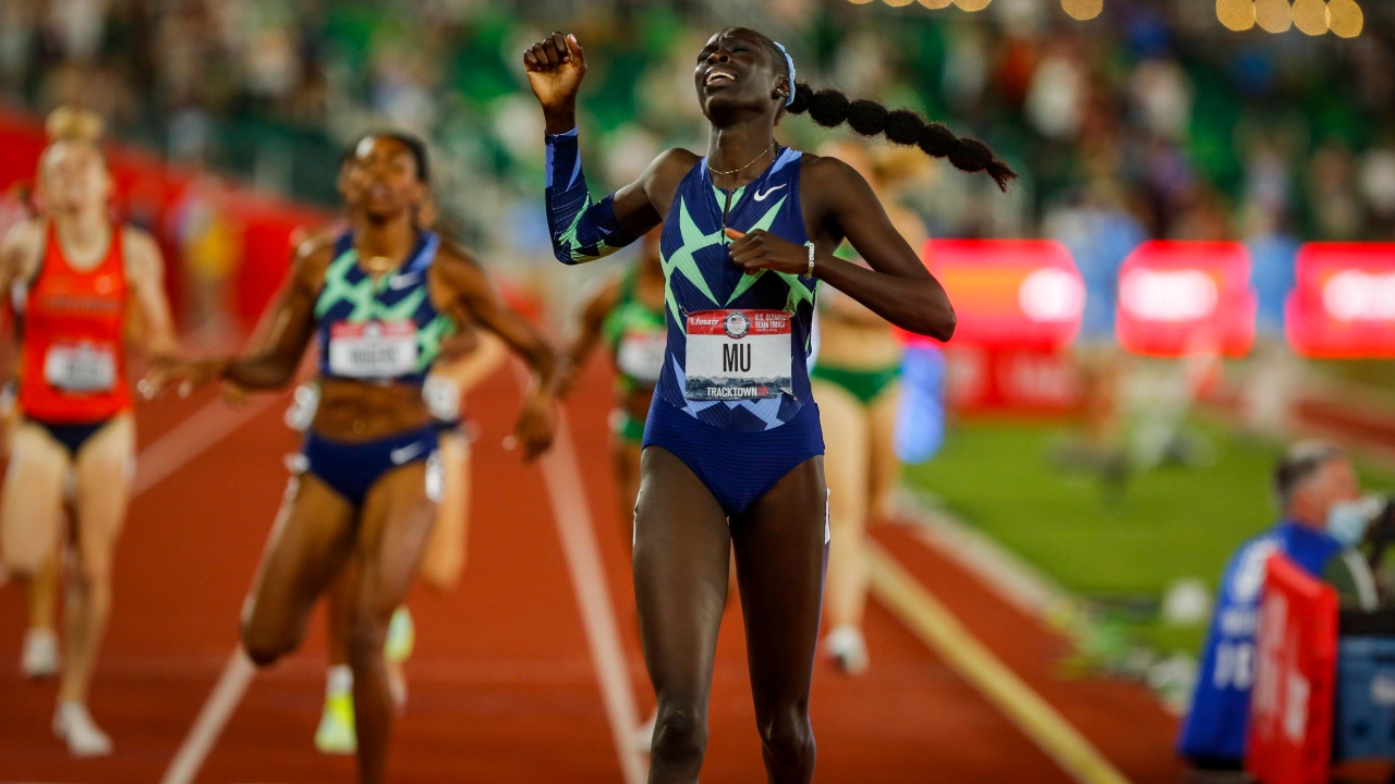 Texas A&M star Athing Mu wins 800m at U.S. Olympic Trials | TexAgs