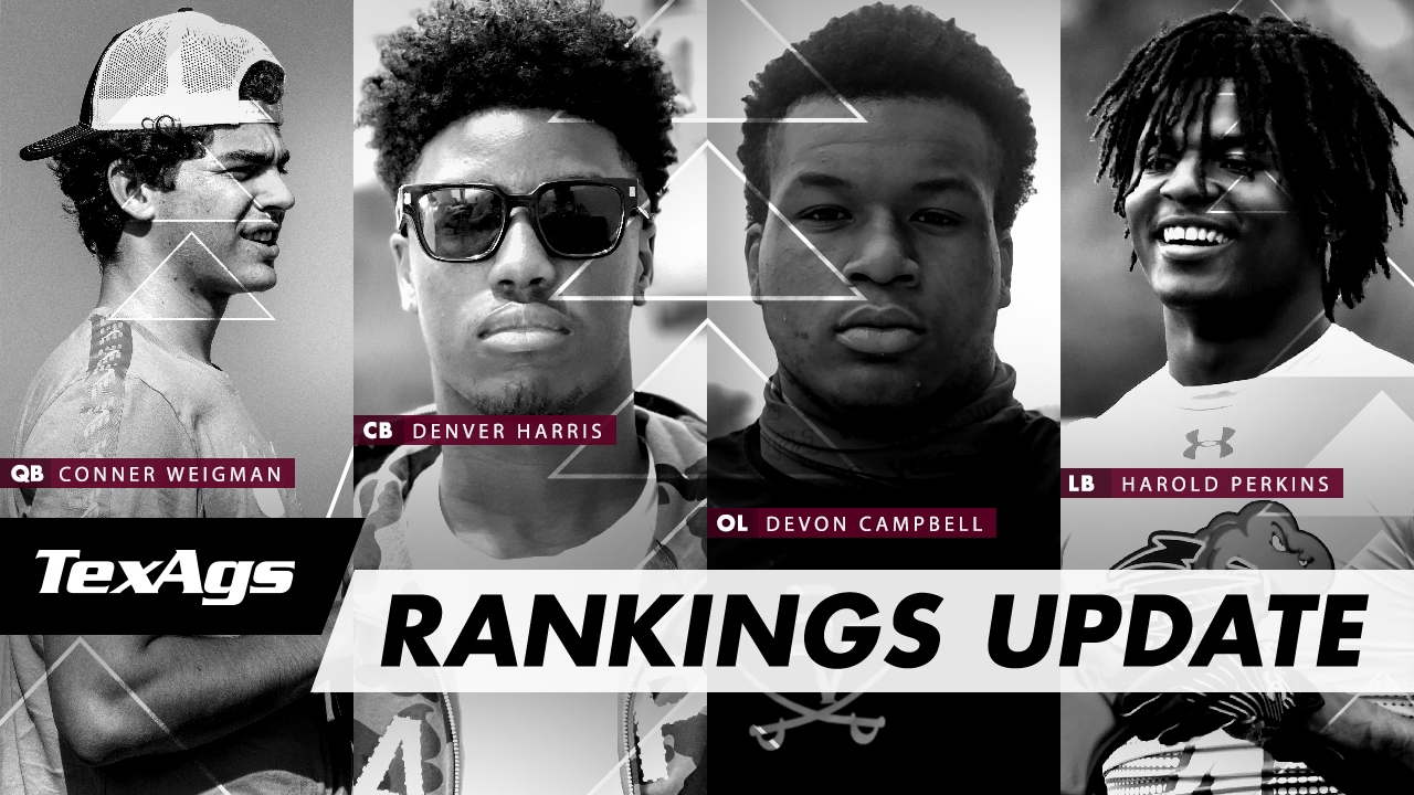 Recruiting Rankings Update 10 Texas A&M commits in top 40 TexAgs