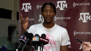 Press Conference: Aggies ready for Thursday's NIT championship game