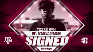 2022 Milton (GA) five-star DT Lebbeus Overton signs with Texas A&M