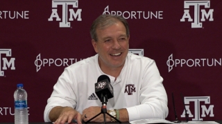 Press Conference: Fisher, Aggies ready for Saturday's Maroon & White Game