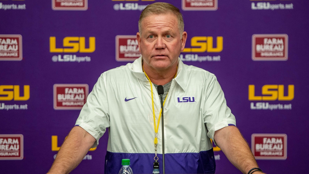 LSU football, Brian Kelly makes history in choosing No. 7 jersey