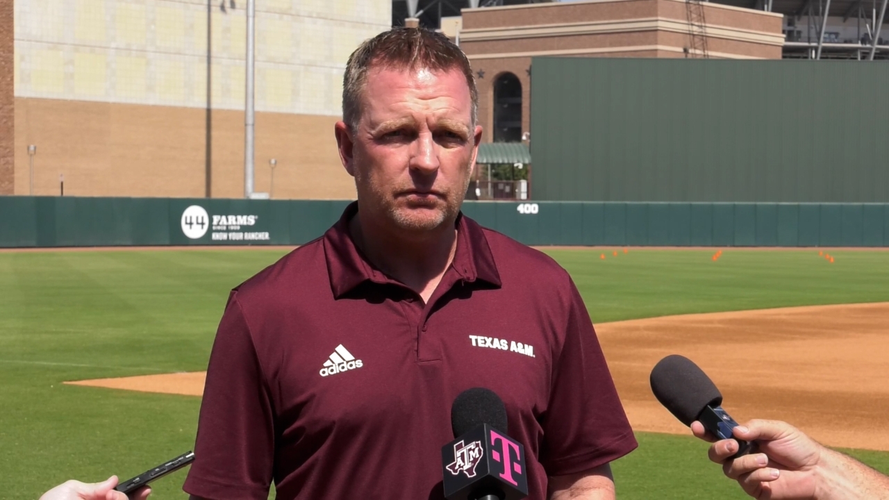 Press Conference: Schlossnagle, Ags ready for fall exhibition vs. Lamar