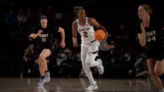 Janiah Barker posts 17 points in Texas A&M's victory over Army, 73-49
