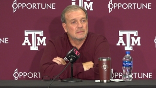 Press Conference: Fisher, Ags host UMass in non-conference matchup