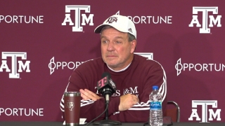 Press Conference: Fisher, Ags react to upsetting fifth-ranked LSU, 38-23