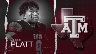 2023 Haslet Eaton tight end Jaden Platt commits to Texas A&M