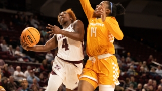 Dry spell continues as injury-riddled Aggies fall to Tennessee, 62-50