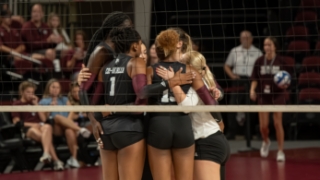Texas A&M begins road trip with four-set win over Ole Miss