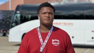 2025 Dickinson offensive lineman Tyler Thomas amazed by Kyle Field