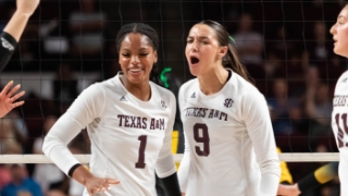 Texas A&M's modest streak reaches three with four-set win at LSU