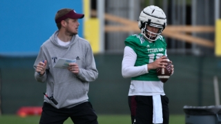 Aggies progressing in Klein's offensive system through six practices