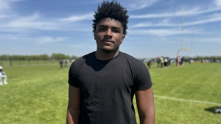2026 LB Jamarion Phillips returned to Aggieland for a spring practice