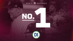 No. 1! Texas A&M claims top spot in D1Baseball's latest rankings