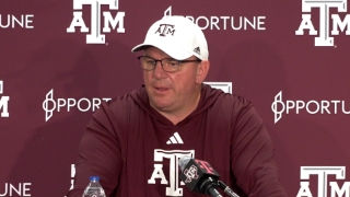 Press Conference: Elko, Ags grinding through final week of spring ball