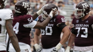 An 'irate' Aggie offensive line motivated to turn anger into success
