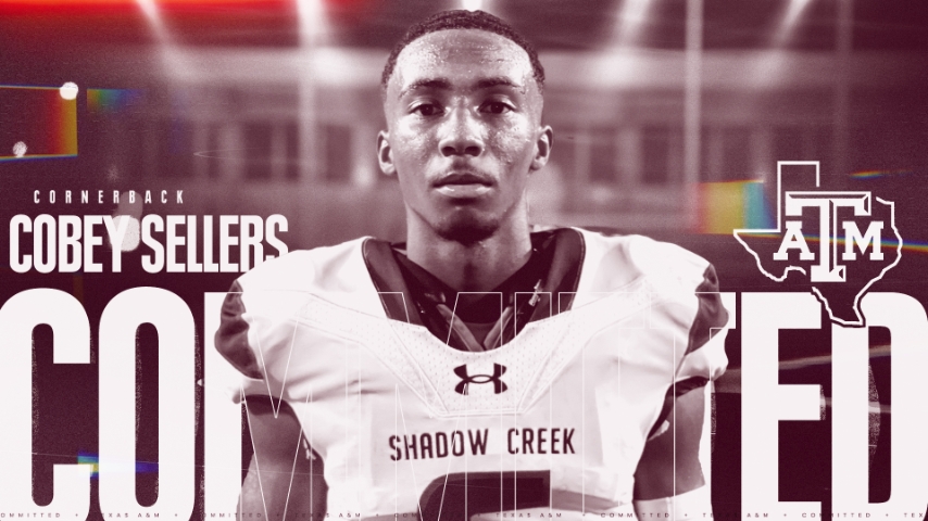 2025 Shadow Creek CB Cobey Sellers commits to Texas A&M