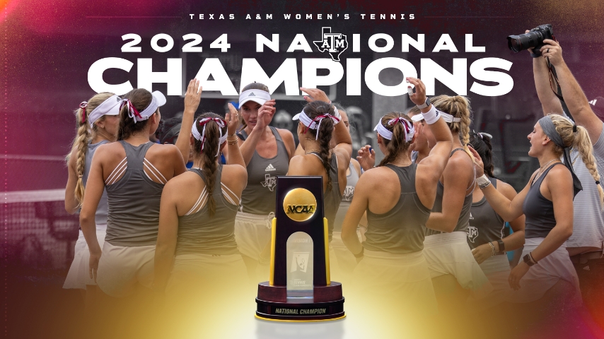 CHAMPIONS! Texas A&M women's tennis captures first national title