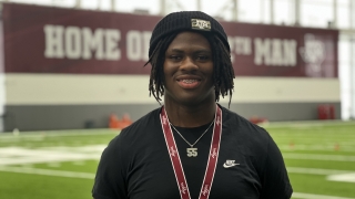 2026 OL/DL Lamar Brown building strong relationships in Aggieland