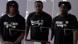 Lee III, Scourton & Boadi-Owusu speak during Week 2 of 2024 Fall Camp