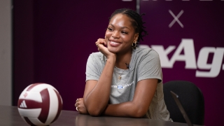 All-SEC pick Ifenna Cos-Okpalla 'trusts' Morrison's vision for Aggie volleyball