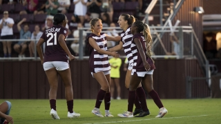 Pair of Taylor Pounds goals propel Aggies to victory over LA Tech, 2-0