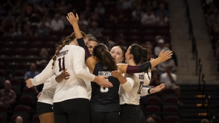 Texas A&M's win streak reaches three with four-set victory in Oxford