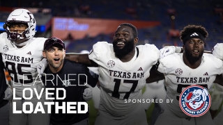 Learned, Loved, Loathed: Texas A&M 33, Florida 20