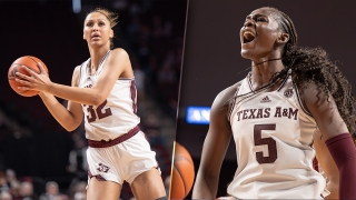 SEC Tipoff25 Backstage with A&M's Lauren Ware & Aicha Coulibaly