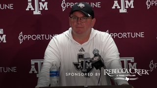 Press Conference: Elko, Ags venture to Auburn for important SEC clash