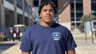 2027 Kingwood OT Kennedy Brown talks recruitment after trip to Aggieland