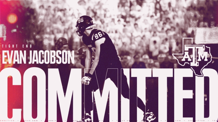 2026 Waukee (IA) TE Evan Jacobson commits to Texas A&M