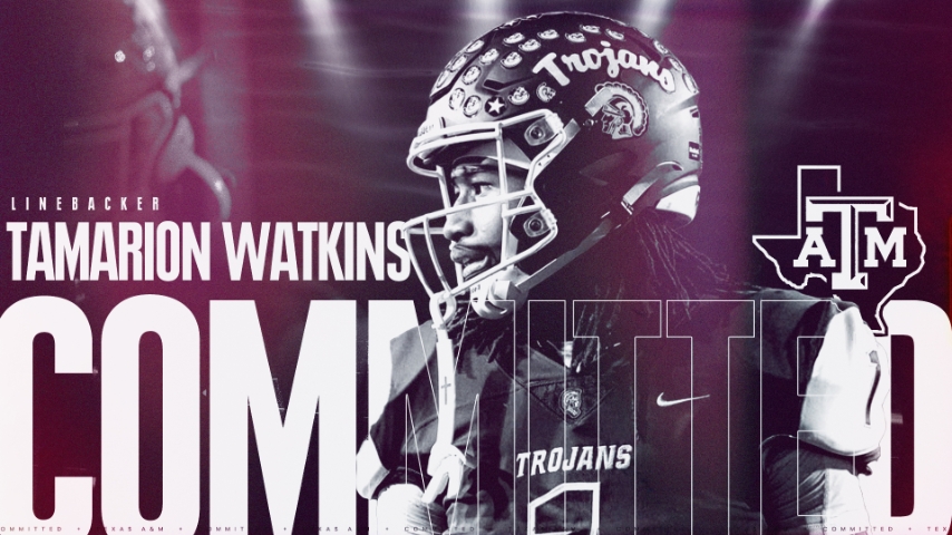 2026 Rock Hill (SC) Northwestern LB Tamarion Watkins commits to Texas A&M