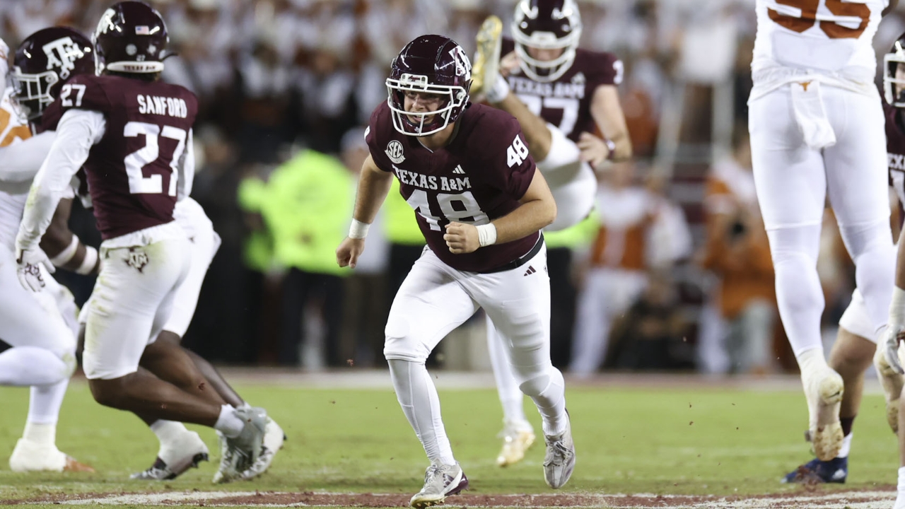 Jacob Graham discusses his path to becoming A&M's long snapper