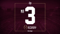 A&M checks in at No. 3 in 2025's initial College Football Playoff rankings
