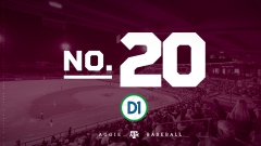 Aggies jump to No. 20 in D1Baseball top 25 after 4-0 week
